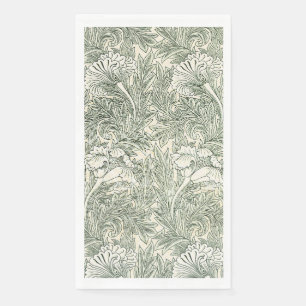 William Morris Tulpe Tapete grün Serviette