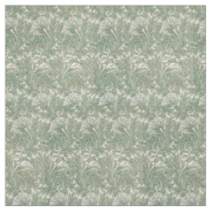 William Morris Tulpe Tapete grün Stoff