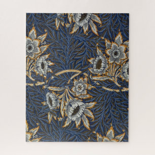 William Morris Tulpe Weidenmuster Blaue Flora