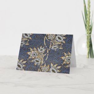 William Morris Tulpen- und Weiden-Blumenmuster Karte