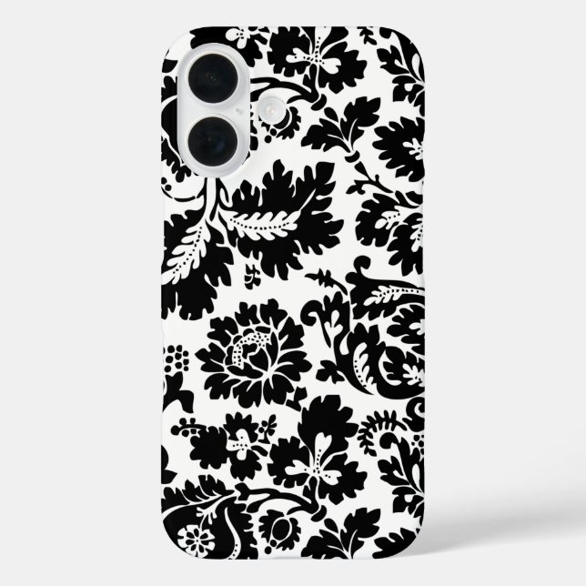 William Morris Venezianisch Damask Brocade iPhone 16 Hülle (Rückseite)