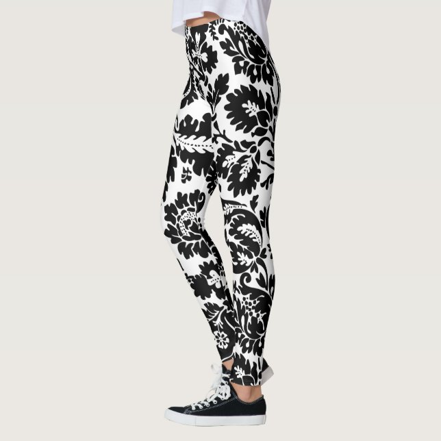 William Morris Venezianisch Damask Brocade Leggings (Links)