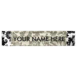 William Morris Venezianisch Damask Brocade Namensplakette