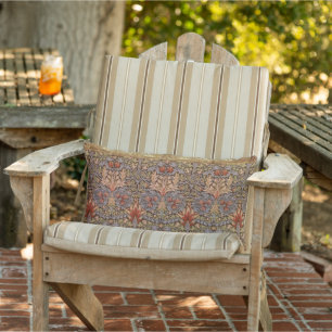 William * Morris Viktorianisch Peach Vermillion Go Kissen Für Draußen