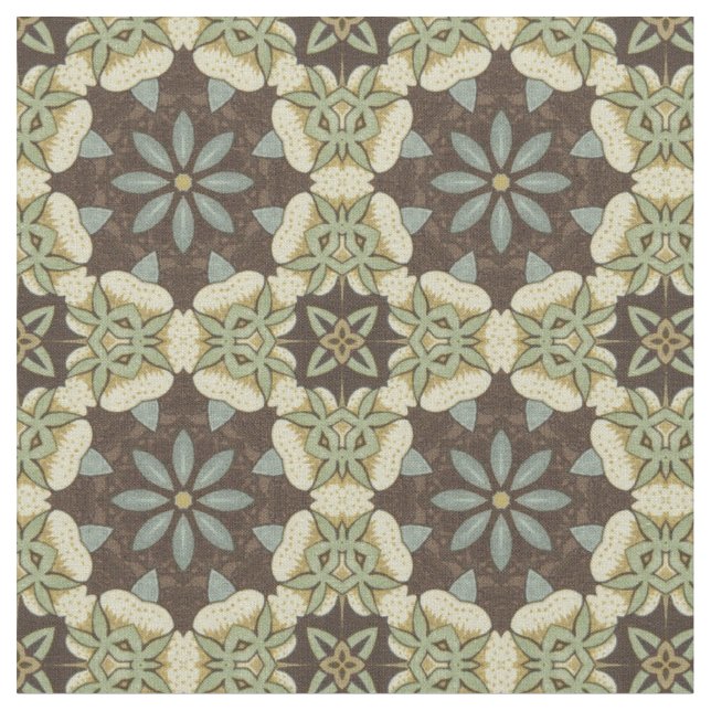 William Morris viktorianischer Stil Stoff (Nahaufnahme)