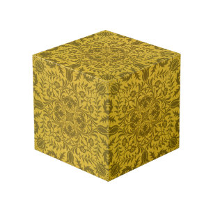 William Morris Vine Vintag Brown Blume Pattern Würfel
