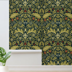 William Morris Vintag Acanthus Floral Pattern Tapete