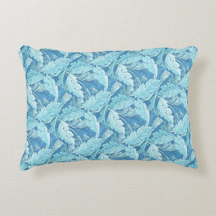 William Morris Vintag Acanthus Foliage Blue Dekokissen