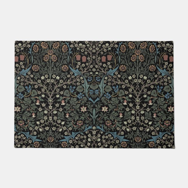William Morris Vintag Blackthorn Muster Fußmatte (Vorderseite)