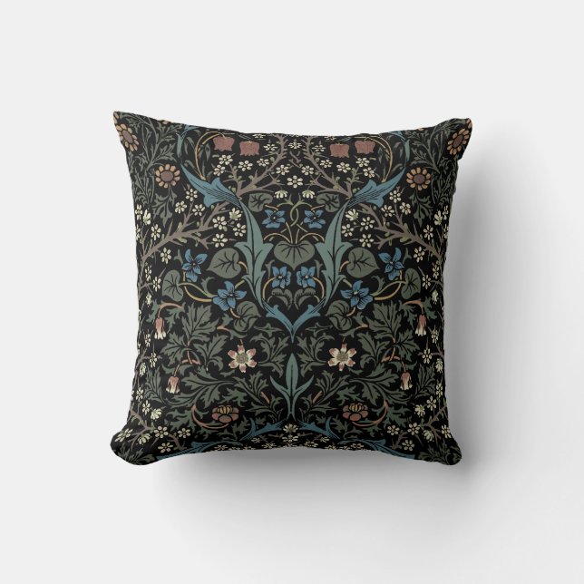 William Morris Vintag Blackthorn Muster Kissen (Vorderseite)