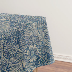 William Morris Vintag Blue Floral Pattern Tischdecke
