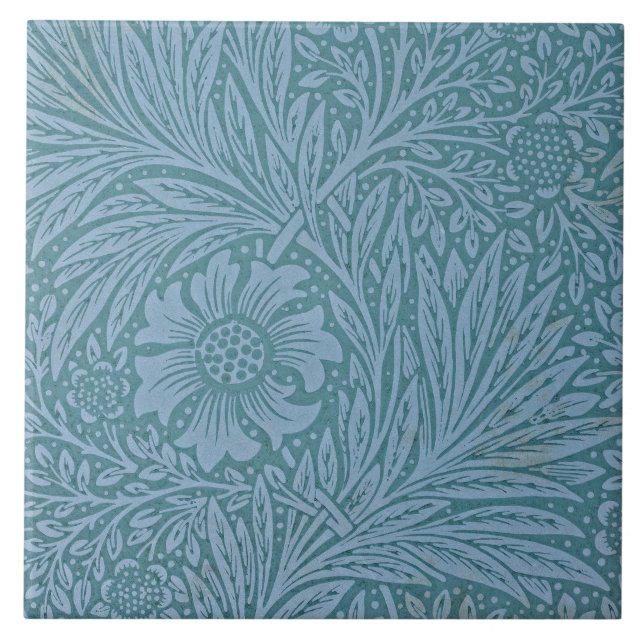 William Morris Vintag Blumen Blumen Fliese (Vorderseite)