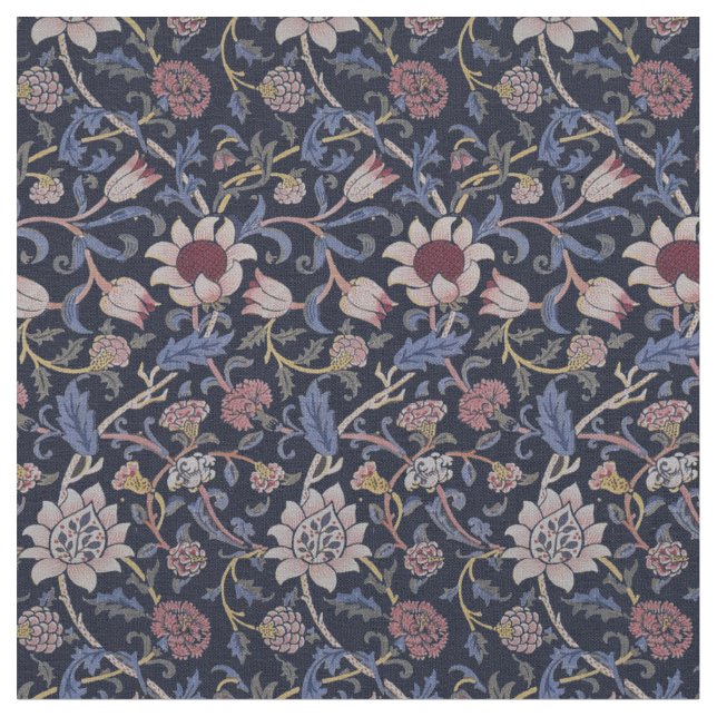 William Morris Vintag Evenlode Pattern Stoff (Nahaufnahme)