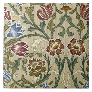 William Morris Vintag Floral Blume Green Blue Fliese