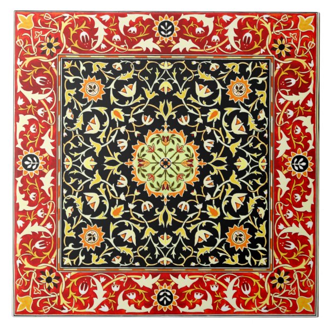 William Morris Vintag Floral Design Fliese (Vorderseite)