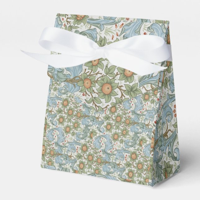 William Morris Vintag Floral Green Geschenkschachtel (Vorderseite)
