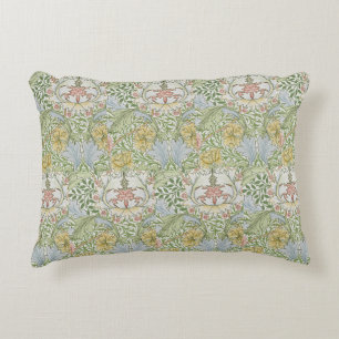 William Morris Vintag Floral Pink Green Myrte Dekokissen