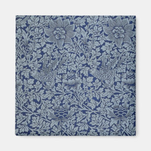 William Morris Vintag Pattern Bird und Anemone Magnet