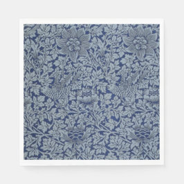 William Morris Vintag Pattern Bird und Anemone Serviette