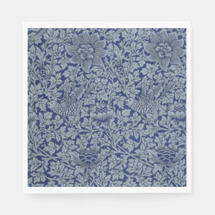 William Morris Vintag Pattern Bird und Anemone Serviette