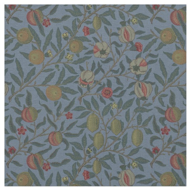 William Morris Vintag Pomegranate Pattern Stoff (Nahaufnahme)