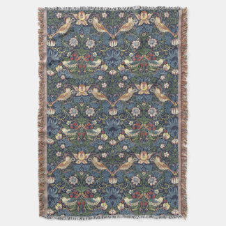 William Morris Vintag Strawberry Diief Pattern Decke