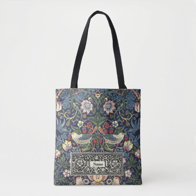 William Morris Vintag Strawberry Diief Pattern Tasche (Vorderseite)