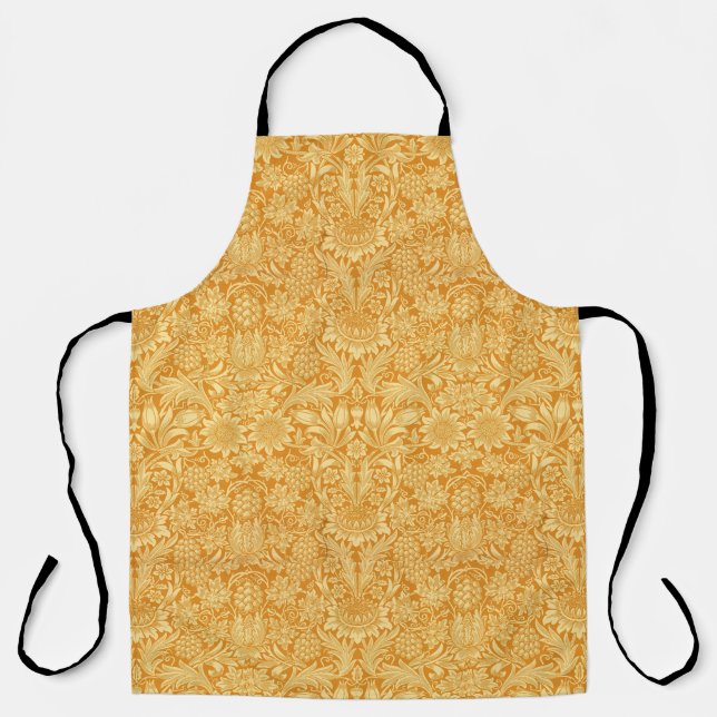William Morris Vintag Sunflower Yellow Schürze (Vorderseite)