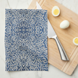 William Morris Vintag Willow Blätter Dark Blue Geschirrtuch