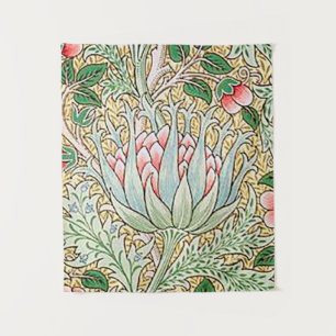 William Morris Vintage Artischocke Floral Wandteppich