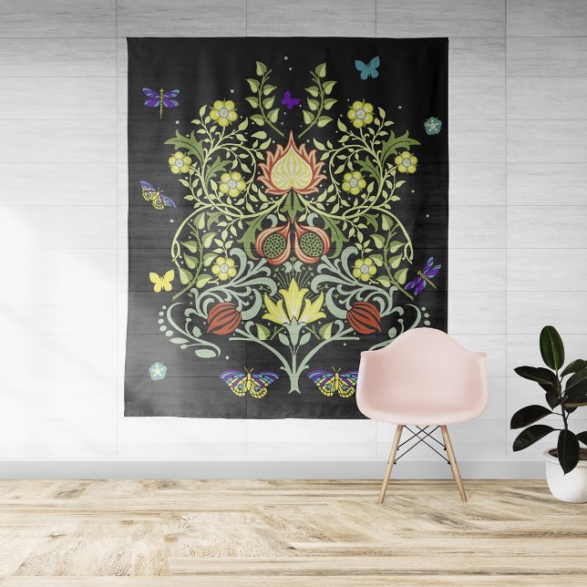 William Morris Vintage Blume Wandteppich (Von Creator hochgeladen)