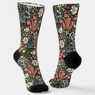 William Morris Vintage Compton Blumenmuster Socken