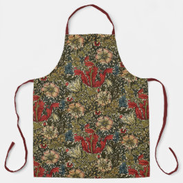 William Morris Vintage Elegantes Blumenmuster Schürze