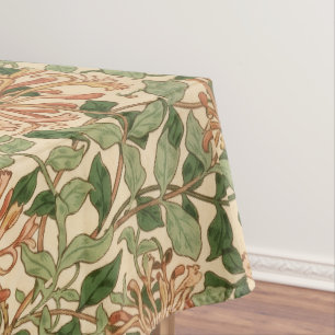 William Morris Vintage-Honeysuckle-Blumenmuster Tischdecke