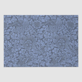 William Morris Vintage-Muster Vogel und Anemone Seidenpapier