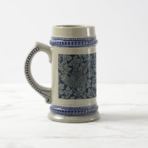 William Morris Vintage-Muster Vögel und Anemonen