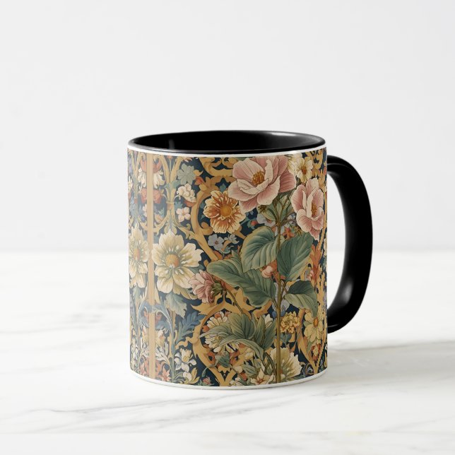 William Morris vintage Pimpernel Pre-Raphaelite  Tasse (VorderseiteRechts)