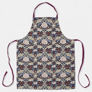 William Morris Vintage Severn Blau Blumen Schürze