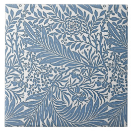 William Morris Vintages Blumenmuster Blau Weiß Fliese