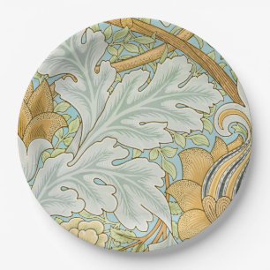 William Morris - Vintages Foliage- und Blumenmuste Pappteller