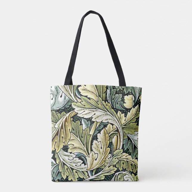 William Morris Vintages Muster, Acanthus Tasche (Rückseite)