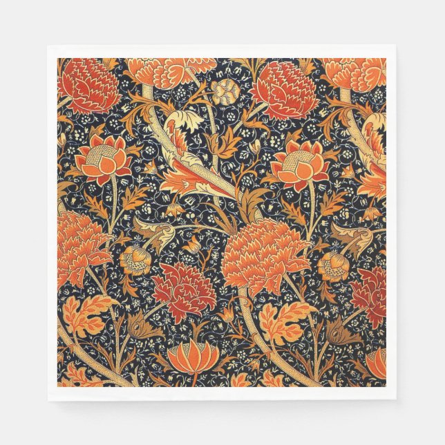 William Morris Vintages Muster, Cray Serviette (Vorderseite)