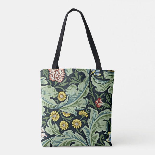 William Morris Vintages Muster, Leicester Tasche (Rückseite)