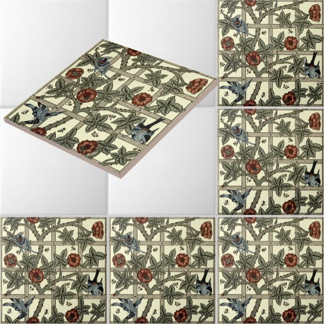 William Morris Vintages "Trellis Pattern" Fliese (Von Creator hochgeladen)