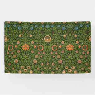 William Morris Violet und Columbine Art Rug Banner