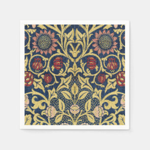 William Morris Violet und Columbine Art Serviette