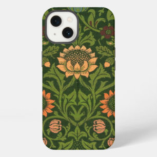 William Morris Violett und Akelei Kunstteppich iPhone Hülle