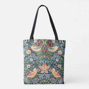 William Morris' Vögel als Erdbeerdiebe Tasche