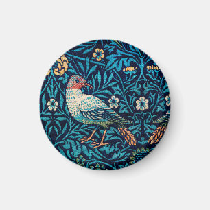 William Morris Vögel Art Nouveau Blumenmuster Magnet