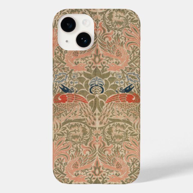 William-Morris-Vögel-berühmtes Muster Case-Mate iPhone 14 Hülle (Rückseite)